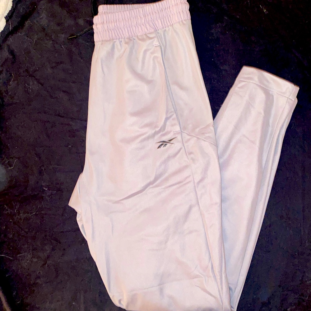 Light gray small Reebok joggers